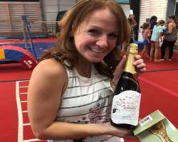 Joanne Moormeier consuming alcohol